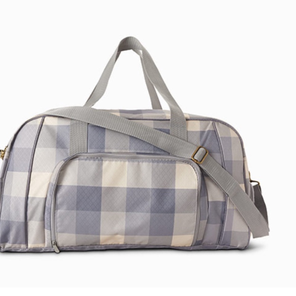 Thirty-One All Packed Duffle - Brushed Check brand new